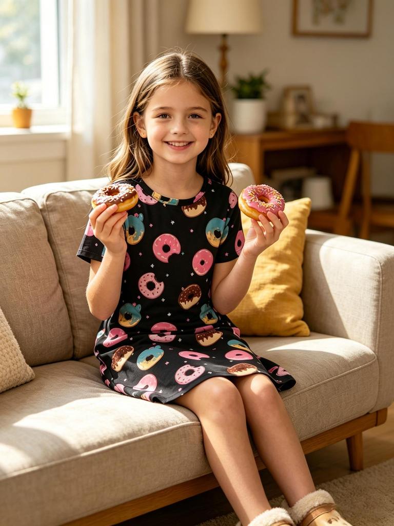 Kurzarm Bodycon Kleid für Mädchen Rundhalsausschnitt Eng anliegendes T-Shirt Mini Bleistift Lässig Bequem Sommerkleider Teenager 5-14 Jahre