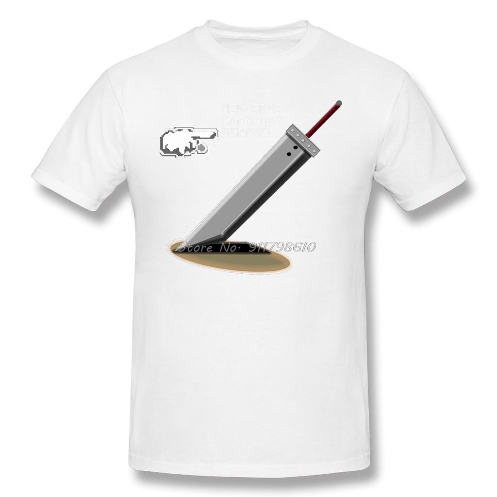 Kingdom Hearts Herren Baumwoll T-Shirt Grafik Final Fantasy 7 Endlich Das Versprechen Wurde Gegeben Übergroß Anime Streetwear Harajuku