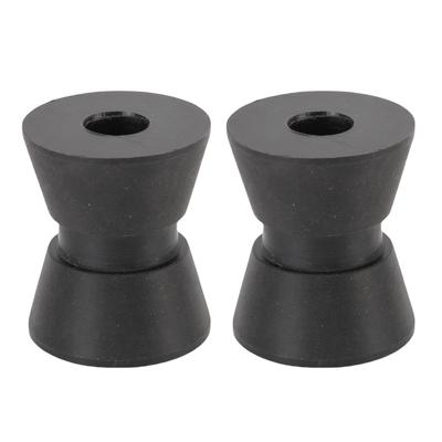 2Pcs Boat Trailer Roller 1.5 X 1.9in Nylon Anti Scratch Bow Roller Assembly for Yacht Marine