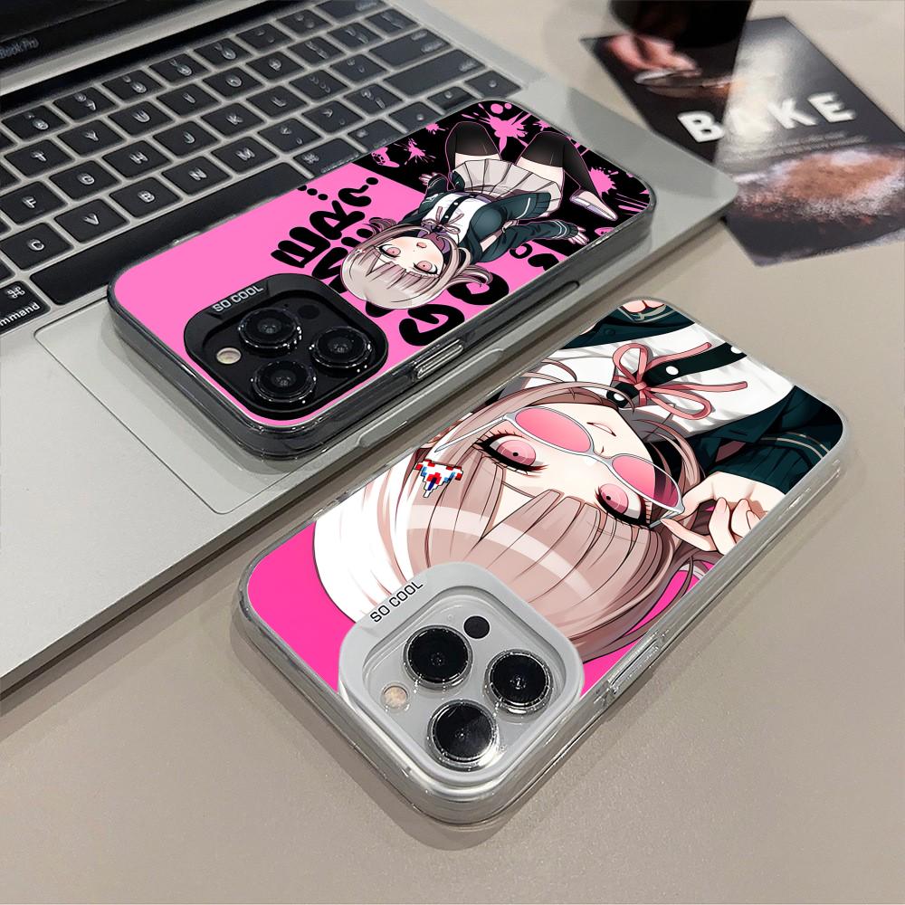 Danganronpa Chiaki Nanami Handyhülle für iPhone 17 16 15 14 13 12 11 X XR XS Air Pro Max Plus Schwarze Bunte Silberne Hülle