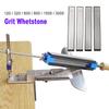 Guided Sharpening System, Professional Sharpening Tool with 150/400/800/2000 Grit Diamond Whetstones for Kitchen and Outdoor