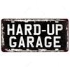 FJ Vintage Garage Metal Signs Decor Tin Sign License Plate Decoration Man Cave Plaque Home Wall