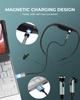 Tayogo Waterproof Mp3 Player for Swimming, IPX8 8GB Swimming Headset, Silicone Coated Waterproof Music Player, 20H Playing time