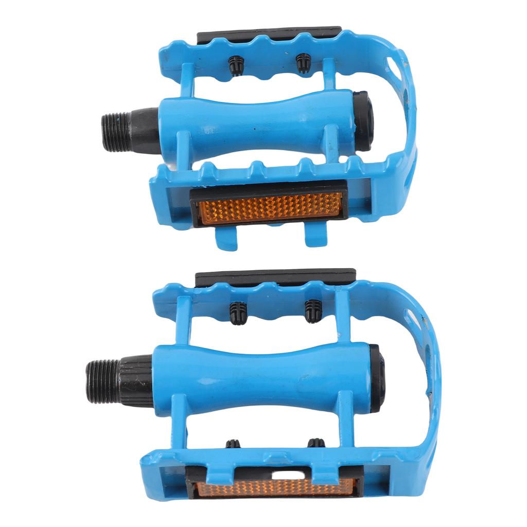 2 X Aluminium Alloy Bicycle Pedals Cycling Pedals Mountain Bike Platform Pedals (blue)