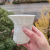 Tazas y Tazas Estilo Coreano Taza de Café Cerámica Blanca Taza Nórdica con Arrugas Vaso para Beber Café Letra Inglesa