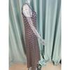 Abito Lungo Sexy da Donna con Spacco e Bretelle, Abito Maxi Casual da Casa per Transfrontaliero Europeo Americano