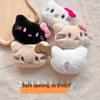 Hello Kitty Plush Accessories: DIY Doll, Cat Head Brooch, Pendant, Bag, Scarf, and Shoe Decorations.