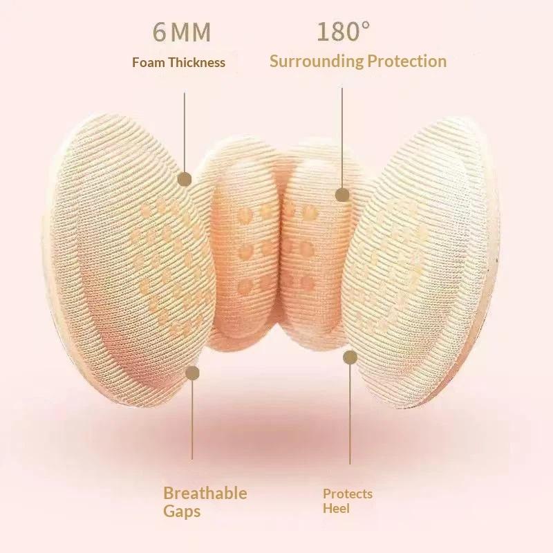 4Pcs Heel Pads And Heel Grips For Womens Shoes Anti Slip Liner Cushions Inserts Prevent Blisters Relieve Foot Pain