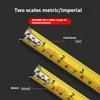 Tape Measure 5m/3m/7.5m/10m Heavy-Duty Rubber-Coated Drop-Proof Box Tape Measure Steel Tape Measure