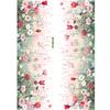 Creative Plants Wall Decals Pink Flowers Roses Baseboards Wall Stickers Decoration for Living Room Bedroom Waistline Home Decor