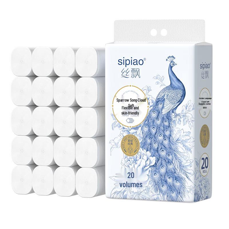 Silpiao 5-Ply Coreless Embossed Toilet Paper