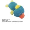 Pet Squeaky Toy Bite Resistant Comfortable Soft Cartoon Cow Shape Pet Dog Plush Stuffed Toy Pet Supplies