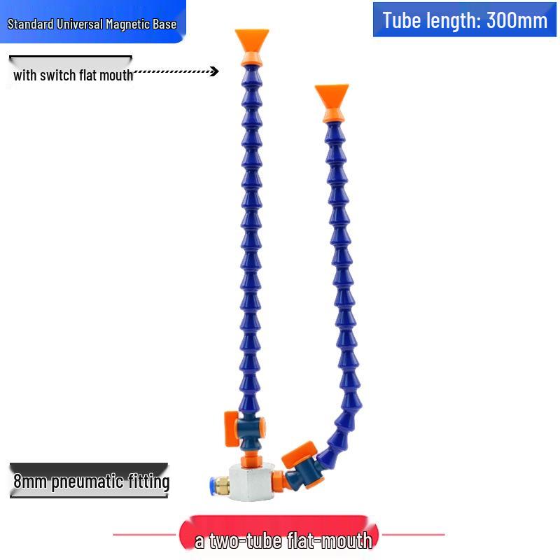 Adjustable Magnetic Base Air Nozzle with Universal Gooseneck Tube