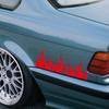 Burning Stereoscopic Flame Car Stickers Car Vinyl Decal Waterproof Vehicles Motorcycle Stickers Car Accessories Decoration