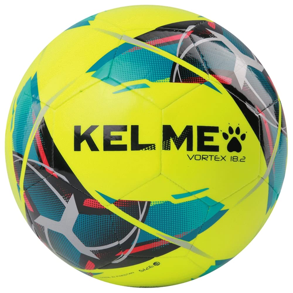 Soccer Ball Size Practice Soccer Ball for Boys and Indoor and Outdoor Pump and Needle Fluorescent Lemon 4 4/5, Teams, Girls, Training, Inflated,