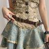 Pu Leather Waist Belt American Dress Jeans Belt Fashionable Women's Belt  Spicy Girls