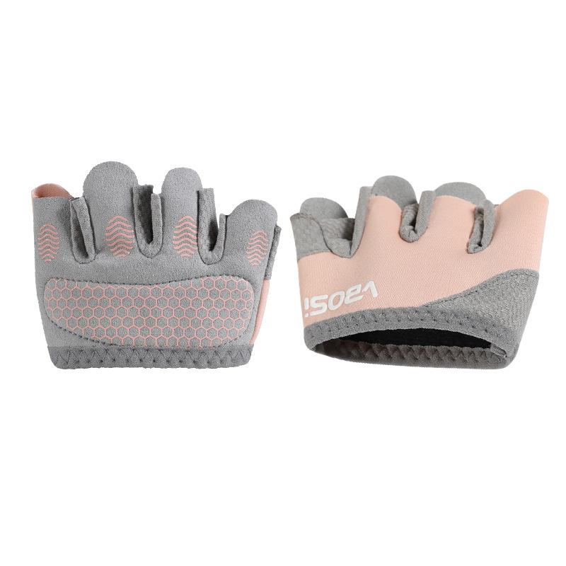 Four Finger Gloves Female Male Anti-callus Pilates Aerial Yoga Sports Fitness Non-slip Breathable Half-finger Gloves