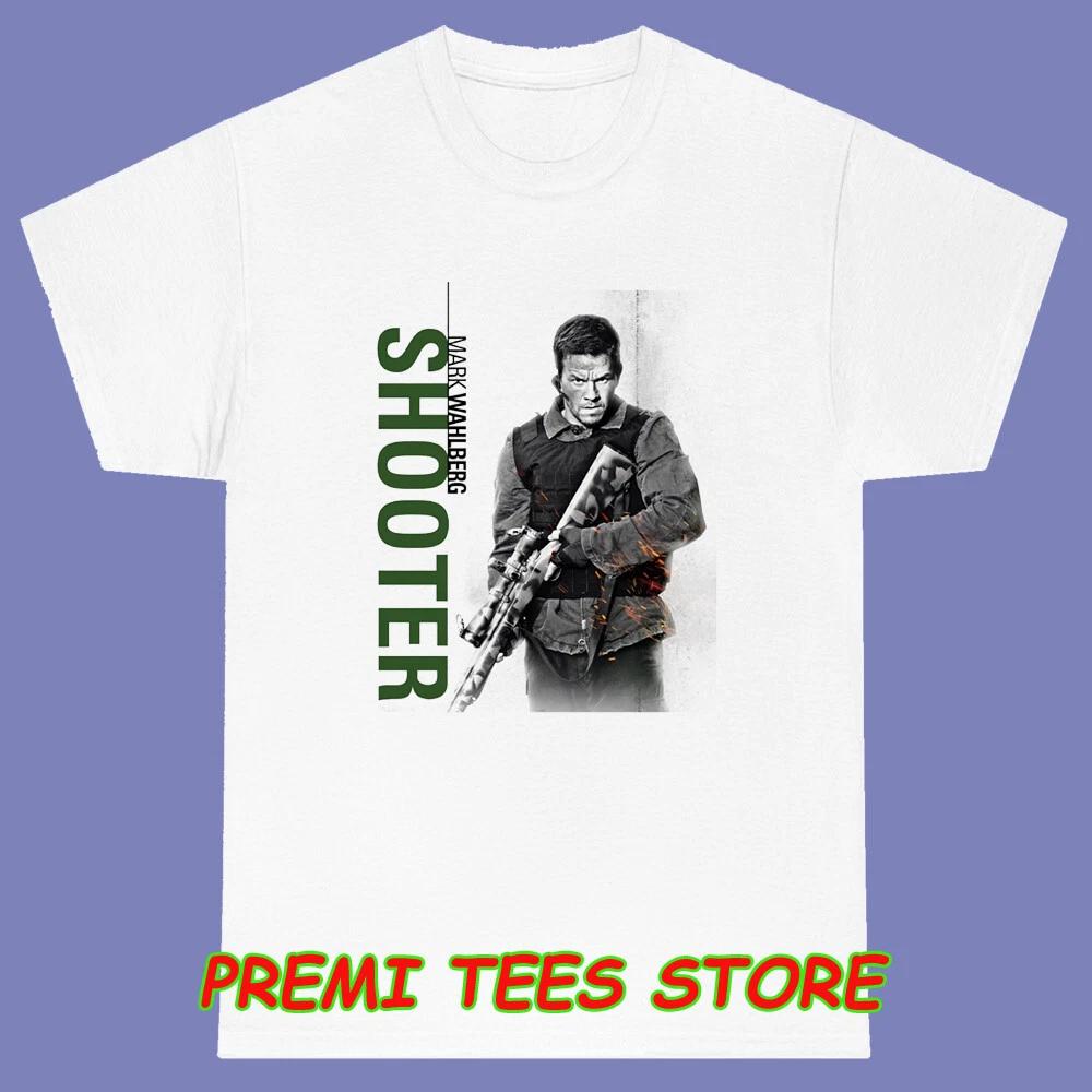Shooter Movie Wahlberg Men s White Size S-3XL 3XL