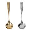 Soup Spoons Coffee Cupping Spoon Stainless Steel Milk Foam Dessert Cake Ice Cream Spoon4