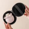 Pink Kneaded Flower Travelling Tea Set Outdoor Portable Bubble Tea with Storage Bag Kung Fu Tea Set Ladies Ceramic Snap Cups