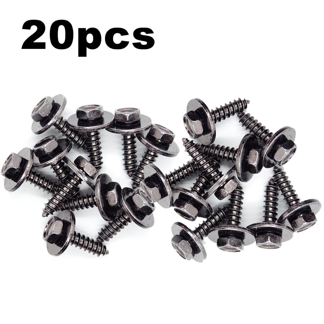 

Дагу 20pcs Hex Self Нажатие шасси винты Подтелебоды подходит для BMW Opel Ford