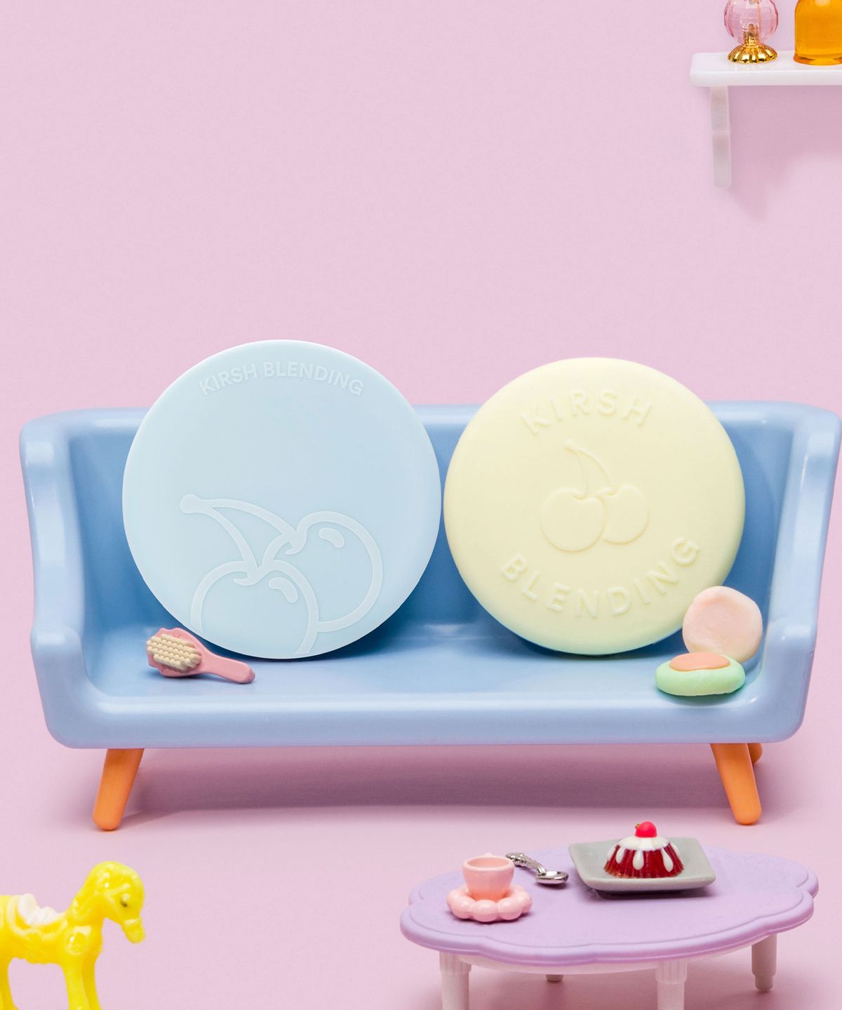 [2-Piece Set] Fluffy Warpy Powder + Jelly Puppy Cheek