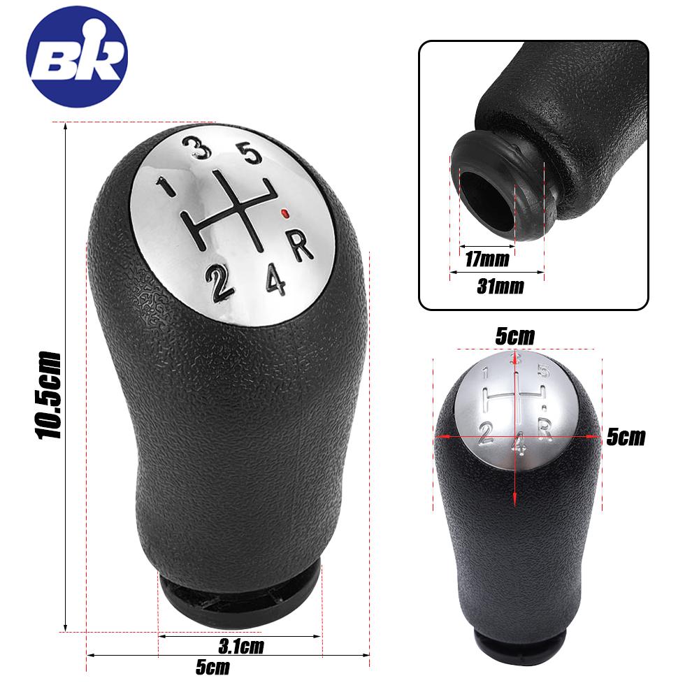 5 Speed Gear Shift Knob Gear Lever Head For Renault Clio 3 Twingo 3 Laguna 2 Modus Dacia Dokker Duster Logan II Auto Parts