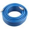 15M Blue Flexible Pneumatic PVC Hose with Quick Connector for Air Compressor