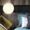 Nordic LED Glass Wall Light Milk White Color Ball Ceiling Light Minimalist Bathroom Corridor Balcony Bedroom Entrance Lighting