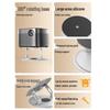 Adjustable Metal Projector Stand with Telescopic Pan-Tilt Head for Home and Bedside Use