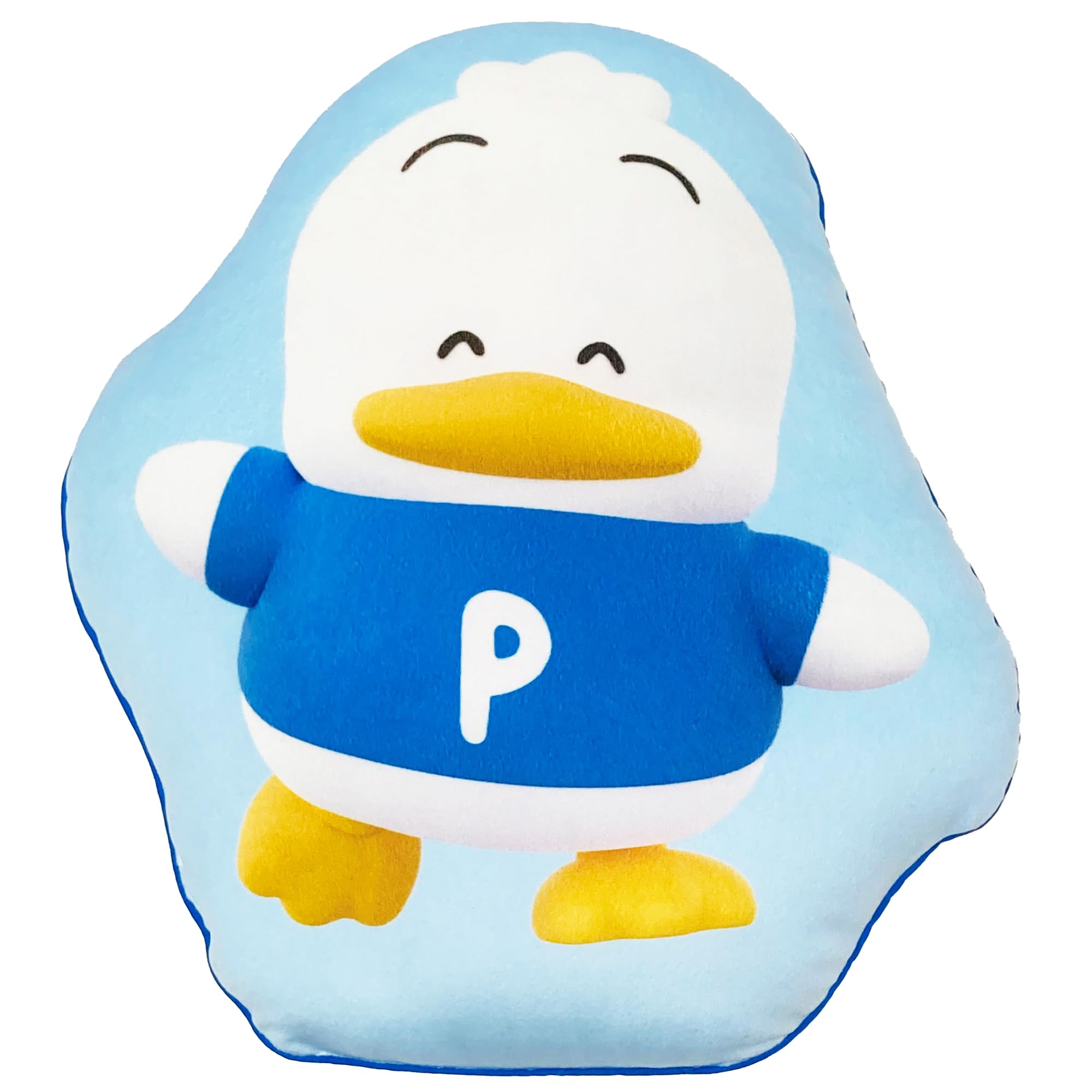 MORIPiLO Dakimakura Sanrio Pekkle the Duck Micro Plush Nap by Morishita Makura Pillow, Characters, (Die-Cut Cushion), Skin-Friendly Fabric, Toy,