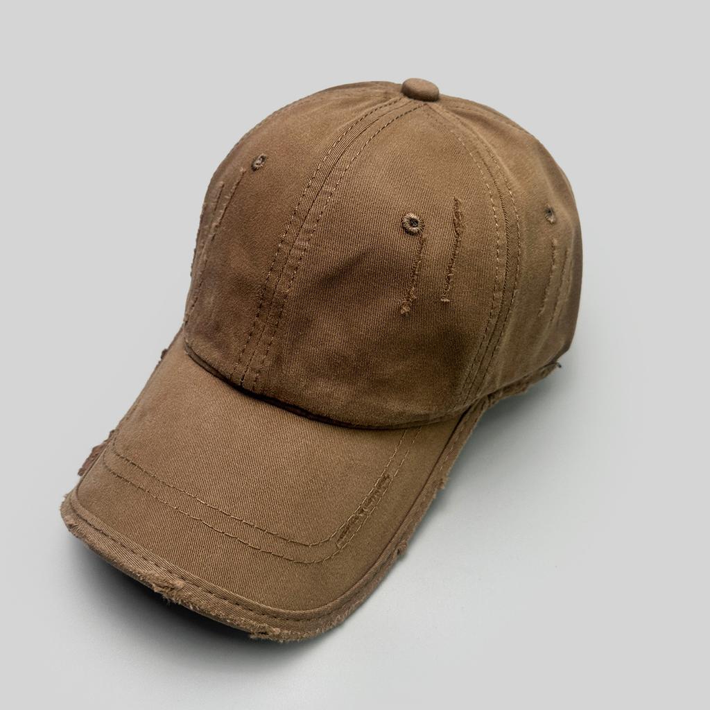 Spring And Summer Retro Hole Wind Solid Color Baseball Cap Men And Women Shading Personality Fashion Travel Cap