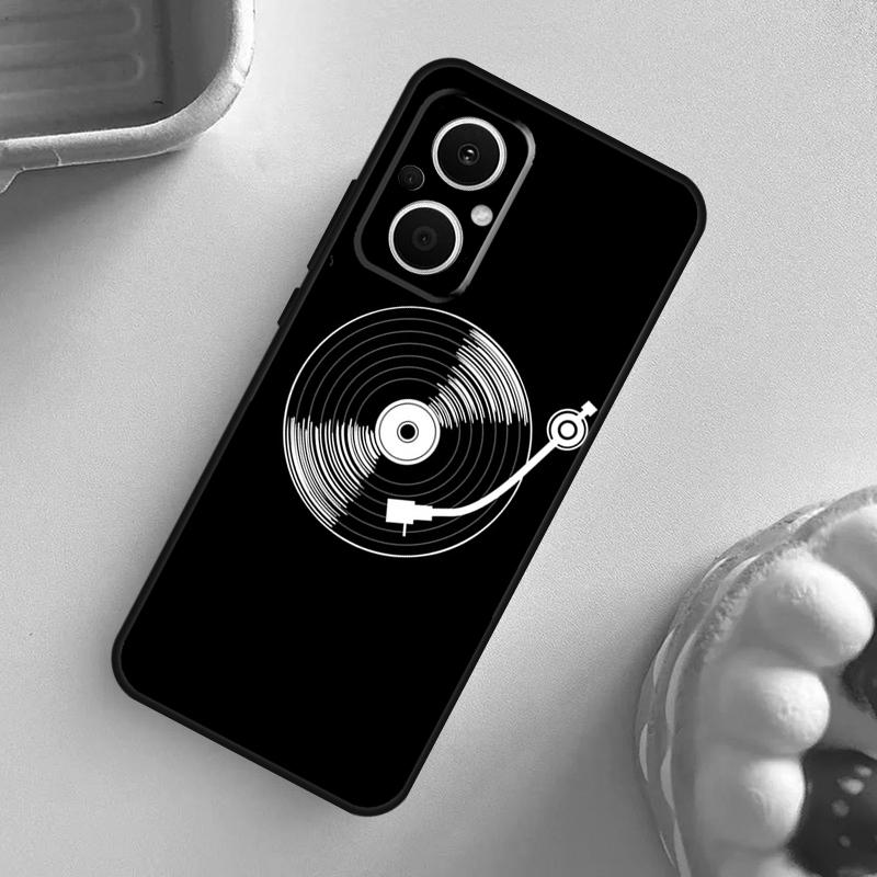 Vinyl Record Retro Case For OPPO Reno 10 Pro 11F 4Z 5Z 8T 4 5 6 7 8 Lite OPPO Find X2 X3 Neo X5 X6 Pro Cover