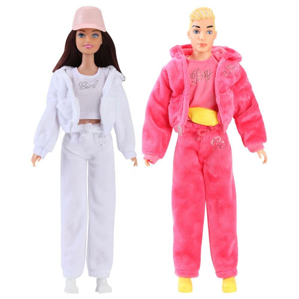 2024 Casual Wear Shoes 9 Styles Velvet Sportswear Caps New Male/Female Doll Clothing 30CM Doll