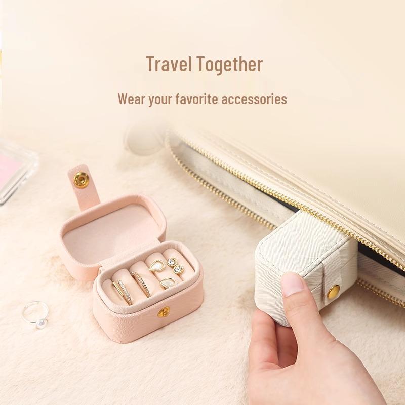 Portable Niche Jewelry Organizer for Earrings, Necklaces, and Rings