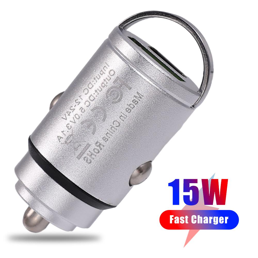 Mini 100W USB Car Charger Type C QC3.0 PD Car Chargers Fast Charging Auto Phone Charger Adapter for Iphone Samsung Huawei Xiaomi