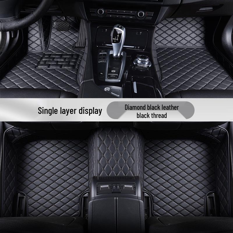 Universal Car Coil Floor Mat - Driver, Passenger & Rear Seats