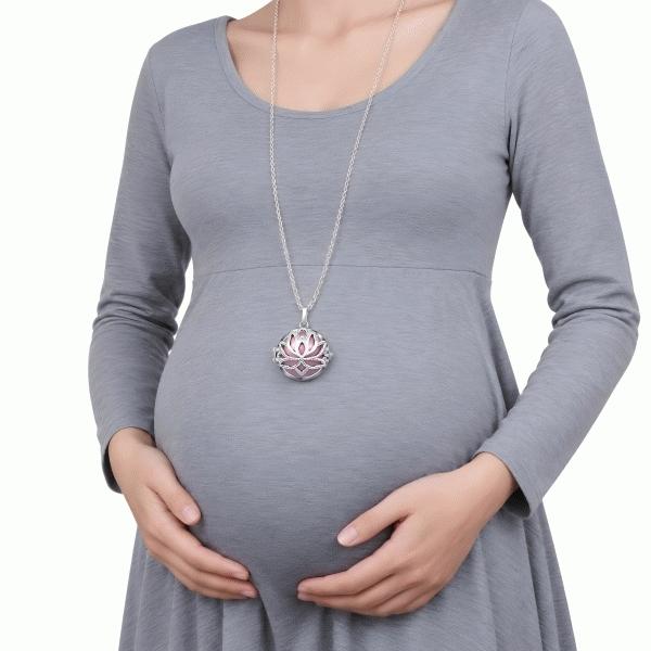 Lotus-Schwangerschafts-Bola mit rosa Glocke