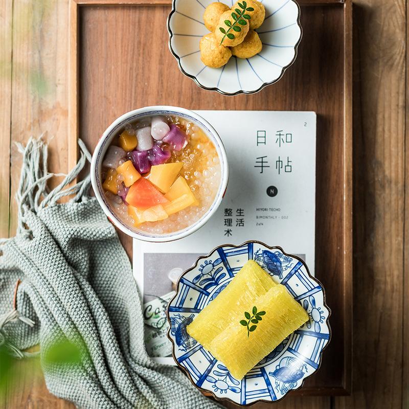 Imperial tall bowl Japanese retro ceramic bowl Restaurant Pastry sushi tableware