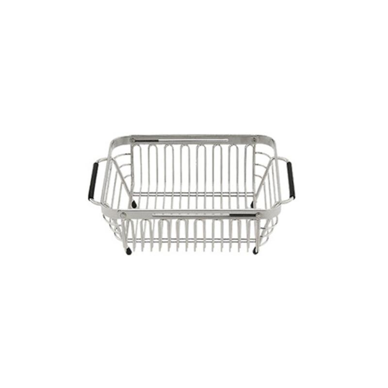 

Adjustable Stainless Steel Foldable Drainer Basket for Kitchen Sink Space Saving Expandable Dish Rack