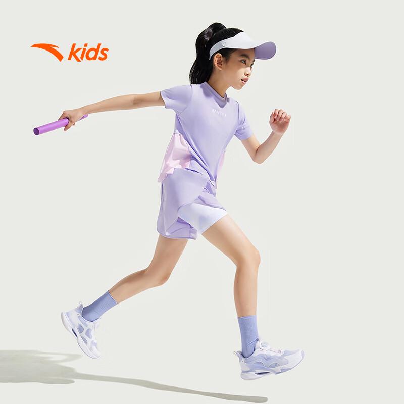 Anta Kids Girls' 2025 Summer Soft Athletic Short Sleeve T-Shirt
