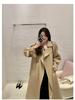 2025 Spring & Fall Women's Mid-Length Trench Coat - Korean Style Student Fashion Trend