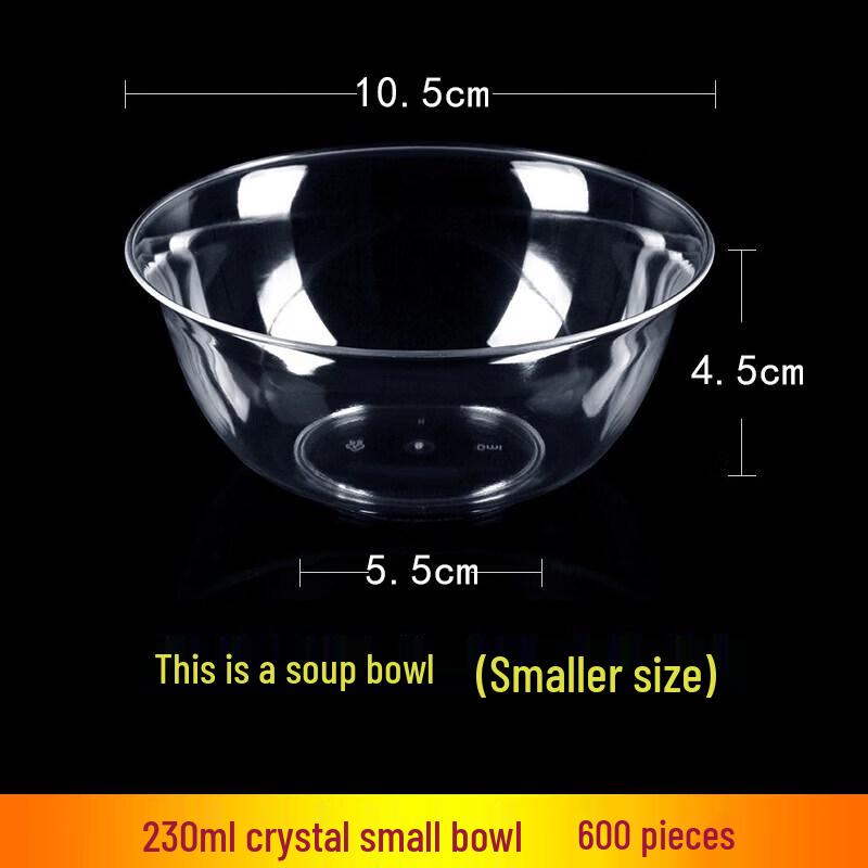 Biaoxing Clear Hard Plastic Disposable Bowls
