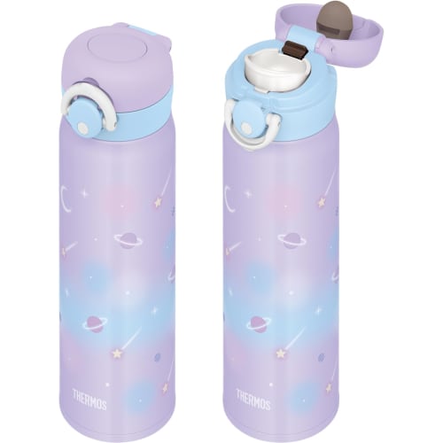 Thermos Vacuum Insulated Portable Mug, 500ml, Pastel Purple, for Children, JNR-504G (PPL)