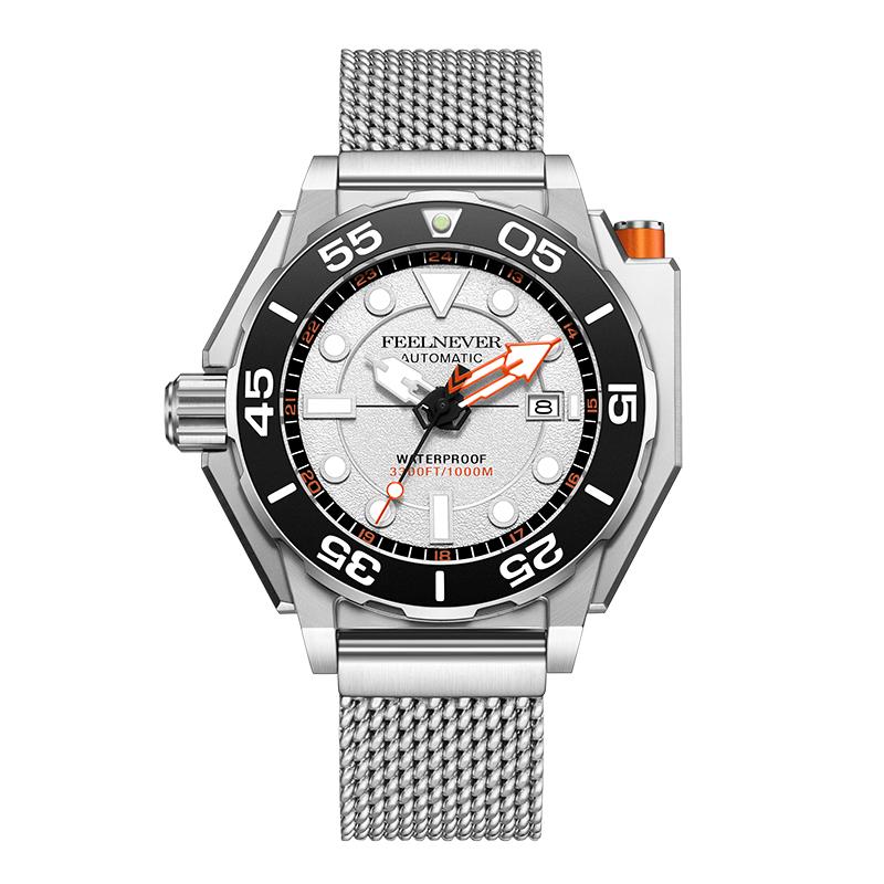 New Automatic Mechanical Watch for Men FeelNever Original Waterproof Luxury Business Male Wristwatches Relogio Masculino