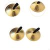 2 Pieces Finger Cymbals for Dance Party Musical Instrument Handheld Events Ensembles