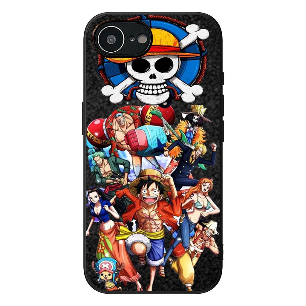 Cover for Apple iPhone 16 15 14 Plus 13 12 Mini 17 Pro Max + ProMax 16E Air Phone Case Luffy One Shanks Piece Roronoa Zoro