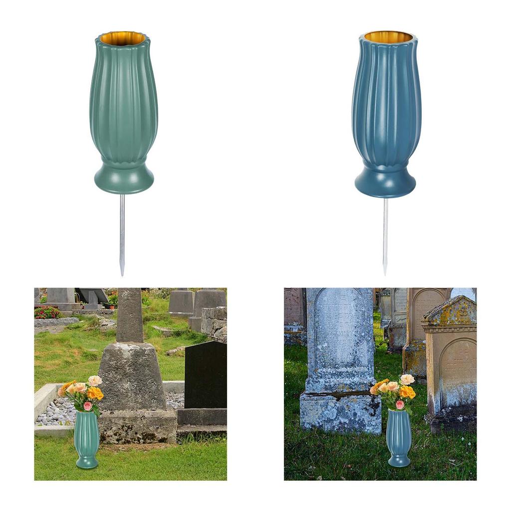 Cemetery Vase, Easy Installation, Memorial Vase for Cemetery, Grave, Garden