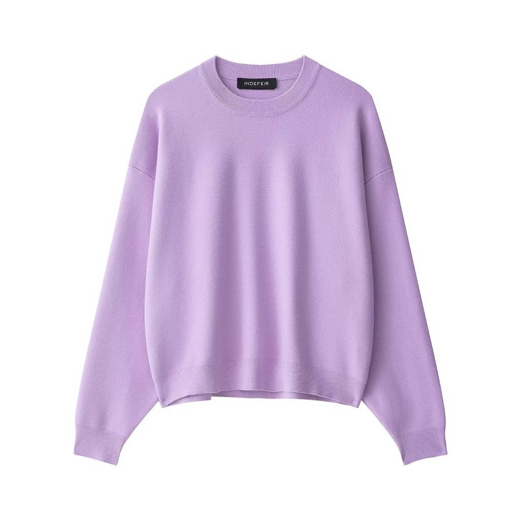 European and American style, new women's clothing, versatile fashion ribbed knitted sweater 9598/187/629