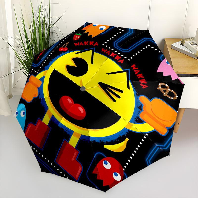 

, Retro Themed Automatic Opening and Closing Umbrella, Compact Travel Umbrella, Lightweight and Portable, Suitable for Beach Commuting Busin